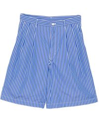 Comme des Garçons - Striped Shorts - Lyst
