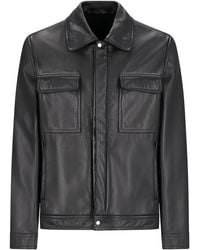 Salvatore Santoro - Flap-Pocket Leather Jacket - Lyst