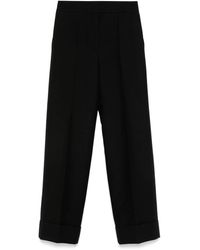 Valentino Garavani - Crepe Couture Trousers - Lyst