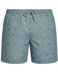 Emporio Armani - Printed Swimsuit - Lyst