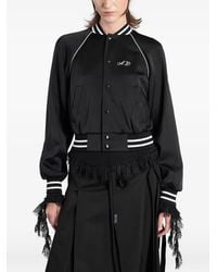 Ann Demeulemeester - Arya Embroidered Bomber Jacket - Lyst