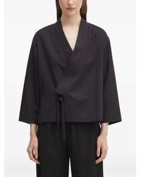 KENZO - Tie-Detail Jacket - Lyst