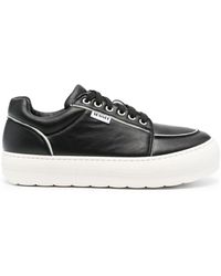 Sunnei - Dreamy Leather Flatform Sneakers - Lyst