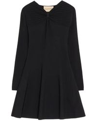 Valentino Garavani - Stretch Viscose Dress - Lyst