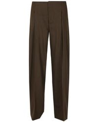 Alberta Ferretti - Straight-Leg Trousers - Lyst