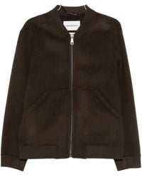 Amaranto - Bomber Con Zip - Lyst