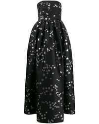 P.A.R.O.S.H. Strapless Avondjurk - Zwart