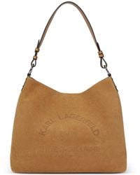 KARL LAGERFELD - Sac Porté Épaule K/Daily À Logo Perforé - Lyst