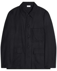 Dries Van Noten - Sobrecamisa a rayas diplomáticas - Lyst