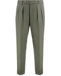 Paolo Pecora - Cotton-Blend Trousers - Lyst
