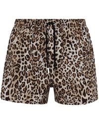 DSquared² - Short De Bain À Imprimé Léopard - Lyst