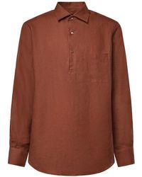 Loro Piana - Button-Down Chest-Pocket Polo Shirt - Lyst