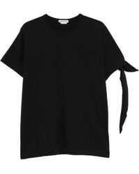 JW Anderson - Tie-Detail T-Shirt - Lyst