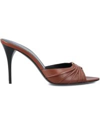 Saint Laurent - Sandalias Babylone con tacón de 90 mm - Lyst