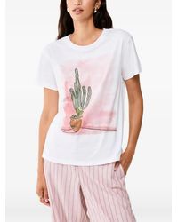 Pennyblack - Cactus-Print Short-Sleeve T-Shirt - Lyst