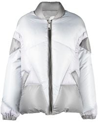 Khrisjoy - Silver Puff Khris Heart Quilted Jacket - Women's - Polyester/duck Feathers - Lyst