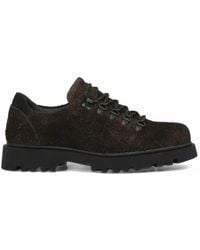Les Deux - Hairy-Suede Chunky-Sole Boots - Lyst