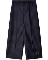 Doublet - Pinstriped Wide-leg Wool Trousers - Lyst