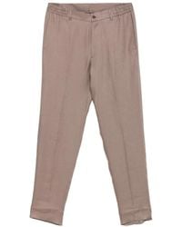Tagliatore - Linen Trousers - Lyst