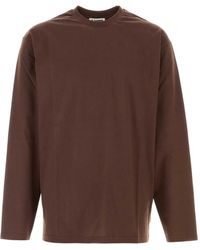 Jil Sander - Long-Sleeve Cotton T-Shirt - Lyst
