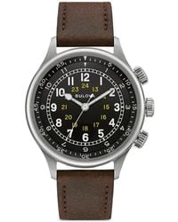 Bulova - A-15 Pilot 42Mm Watch - Lyst