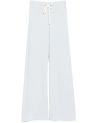 James Perse - Terry Wide-Leg Trousers - Lyst