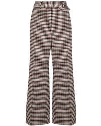 Khaite Брюки Andrea В Клетку - Красный