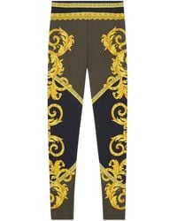 Versace - Printed Leggings - Lyst