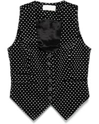Racil - Nadia Polka-Dot Waistcoat - Lyst