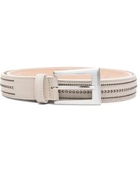 Peserico - Perforated Calfskin Belt - Lyst