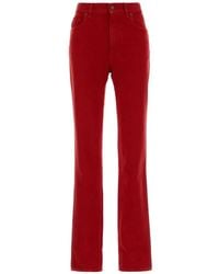 Chloé - Logo-Patch Slim-Leg Jeans - Lyst