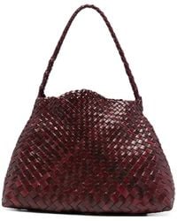 Dragon Diffusion - Shopper Van Geweven Leer - Lyst