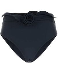 Magda Butrym - Bragas De Bikini Fruncidas Con Detalle De Roseta - Lyst