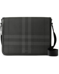 Burberry - チェック メッセンジャーバッグ - Lyst