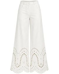 Charo Ruiz - Ray Broderie-Anglaise Trousers - Lyst