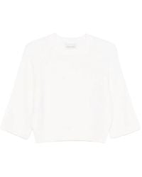 Forte Forte - Ribbed Short-Sleeve Knit Top - Lyst