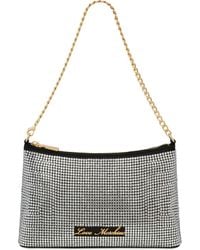 Love Moschino - Crystal-Embellished Chain Shoulder Bag - Lyst