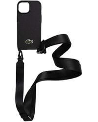 Lacoste - Logo-Patch Strap Phone Case - Lyst