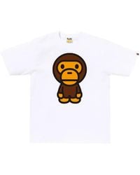 A Bathing Ape - Baby Milo-Print T-Shirt - Lyst