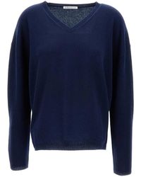 #MSM - Ribbed-Hem V-Neck Sweater - Lyst