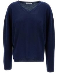 #MSM - Ribbed-Hem V-Neck Sweater - Lyst