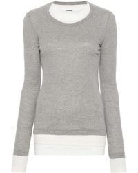 Jil Sander - Cotton Ribbed T-Shirt (Set Of Three) - Lyst