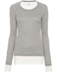 Jil Sander - Cotton Ribbed T-Shirt (Set Of Three) - Lyst