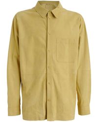 DESA NINETEENSEVENTYTWO - Suede Shirt - Lyst