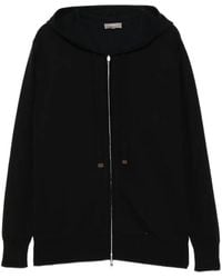 N.Peal Cashmere - Kapuzenjacke Mit Zwei-Wege-Reißverschluss - Lyst
