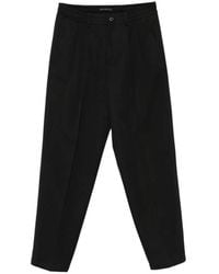 Low Brand - Zeta Pleated Straight-Leg Trousers - Lyst