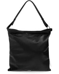 Jil Sander - Large Logo-Detail Rectangular Shoulder Bag - Lyst