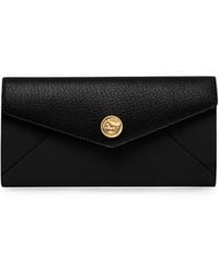 Chloé - Logo-Plaque Grained Leather Wallet - Lyst