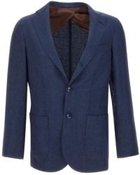 Barba Napoli - Button Blazer - Lyst