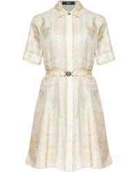 Versace - Minikleid mit Print - Lyst